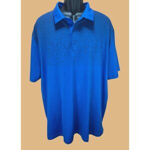 Under Armour Mens HeatGear Bluish-Purple Polo XXL